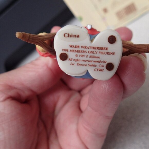 Cherished Teddies Wade Weathersbee 1009 Mebears Only Figurine - Picture 2 of 7